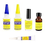 EDSRDXS Super Glue Set All Purpose CA Glue, Thin+Medium+Thick+790+770