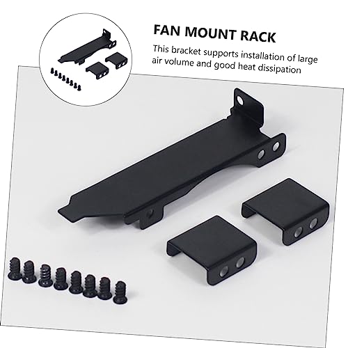 Soporte dual para ventilador y gráfica, refrigeración vertical miniatura 3