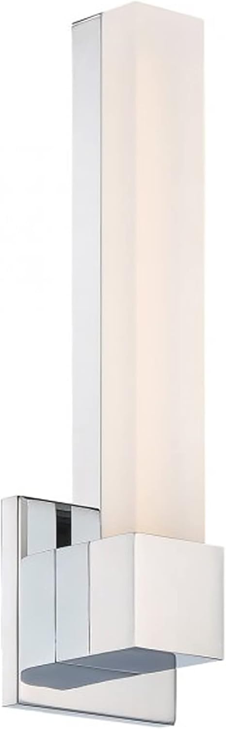 WAC Lighting dweLED, Esprit 15in LED Wall Sconce 3000K in Chrome