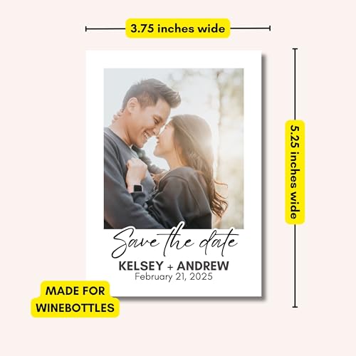 Personalized Photo Wine Bottle Labels by Tats4now