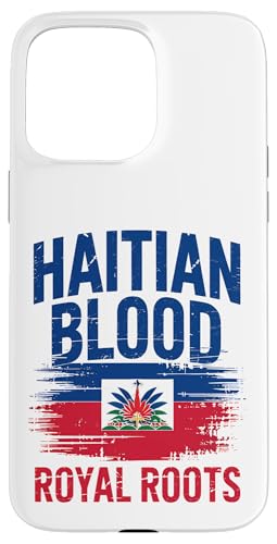 Haitian Roots Día de la Bandera de Haití Carcasa para iPhone 15 Pro Max