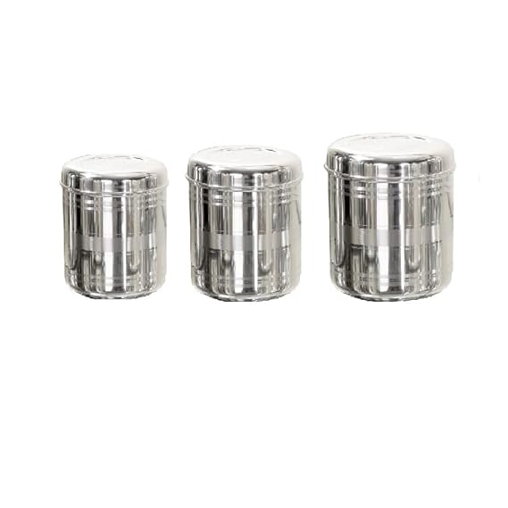 Mili Mercury Kitchen storage container l Ubha Steel Dabba l Stainless