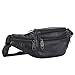 Waist Chest Bag, Leather Fanny Pack, Men and Women Money Belt Bag, Outdoor Cross Body Sports Pouch for Travel, Walking, Running, Hiking, Cycling