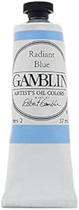 Gamblin Artists Oil - Radiant Blue, 37ml Tube - Art Supplies