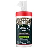 Zone Realtree Picaridin Insect Repellent Wipes for Hunters; 80-ct Picaridin Infused Wipes Perfect for Hands, Face, Neck and Ears. Unscented