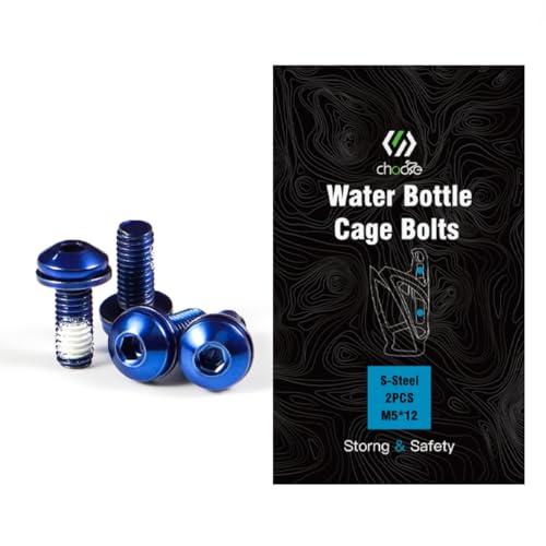 Boulons de cage pour bouteille d'eau CNC bleu anti-rouille pour fixer solidement votre gourde