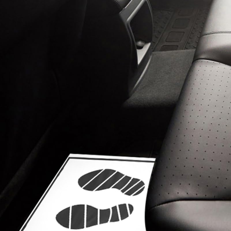 Ciieeo 80 Alfombrillas De Papel Desechables para Coche Protectoras De Suelo Automotriz Impermeables Tapetes para El Piso del Vehículo 19.68X14.96In