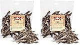 DIBO Fisch 200g-Beutel | Sprotte | Baltic Hering, getrocknet, Snack oder Leckerli für Hunde, Barf Topping, Hundefutter | wertvolle Omega-3- und Omega-6-Fettsäuren | als Snack für Katzen geeignet