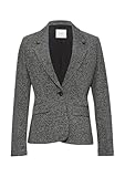 hat einen Reverskragen s.Oliver BLACK LABEL Schmal Geschnittener Blazer aus Interlockjersey schwarz 36