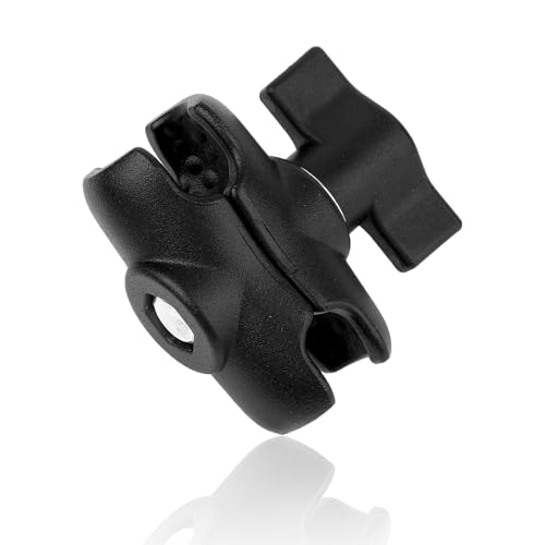 Gosknor Brazo de Doble Toma, Aleación Aluminio 5,4cm para Soporte Teléfono RAM Bicicleta Camión Brazos Montaje RAM para Componentes Bola 1"