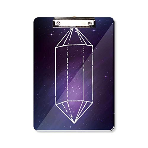 Porte-bloc A4 constellation Crystal Universe sous-main rigide bureau
