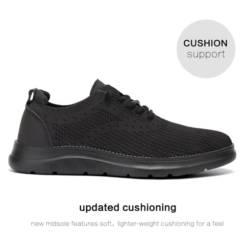 Image of Men's Mesh Sneakers Oxfords Lace-Up Lightweight Casual Walking Shoes Driving Shoes
