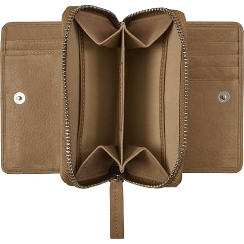 Portefeuille Soft Skylar Burkely en cuir souple naturel, l'excellence du design