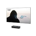 AWOL VISION LTV-2500 4K UHD Ultra Short Throw Triple Laser Projector with Dolby Vision & Atmos, Active 3D, 150", HDR10+, UST Laser TV Projector (LTV-2500 + MW-100)