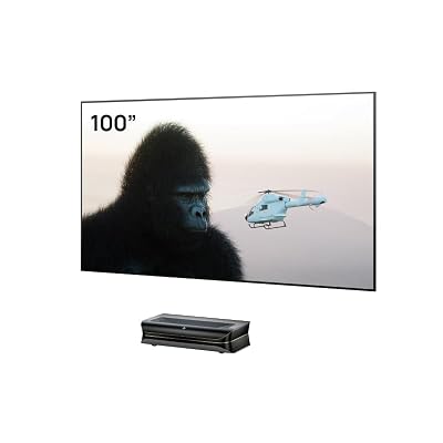 AWOL VISION LTV-2500 4K UHD Ultra Short Throw Triple Laser Projector with Dolby Vision & Atmos, Active 3D, 150", HDR10+, UST Laser TV Projector (LTV-2500 + MW-100)