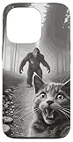 Gatto Sorpreso Sasquatch Scena Per Amici Animali