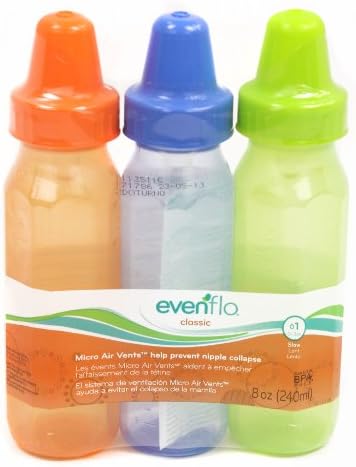 Evenflo 3 Count Classic Light Tint Nurser, 8 Ounce