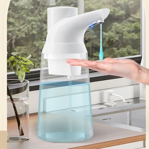 Dispensador de loción de 700 ml con sensor para pared o encimera 4