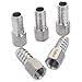 LTWFITTING Bar Production Stainless Steel 316 Barb Fitting Coupler 1/2" Hose ID x 1/4" Female NPT Air Fuel Water (Pack of 5)
