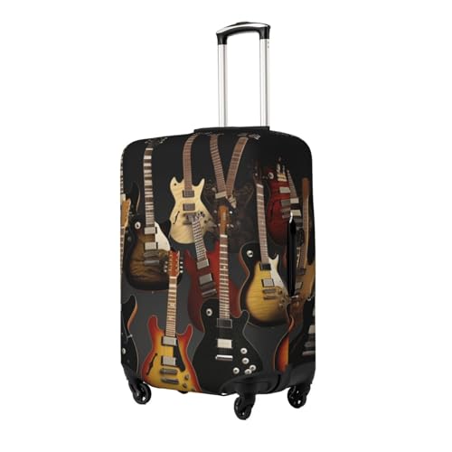 Travel Luggage Cover Elastic Anti-Scratch Suitcase Protector Washable Travel Suitcase Cover Guitars Luggage Protector Fits 18-32 Inch Suitcase2