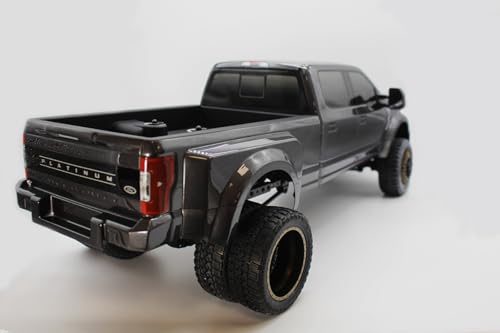 Image of Helidirect CEN Racing 1 /10 RC Crawler - F-450 SD KG1 Wheel Edition 4WD RTR Truck, All-Terrain, Water-Proof, Axial SCX10 for RC Hobbyists, Grey Titanium