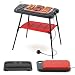 COSTWAY 2-in-1 Electric BBQ Grill 2000W with Dual Plates & Detachable Stand
