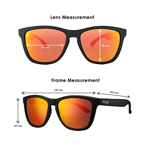 Image of Woosh Polarized Lightweight Sunglasses for Men and Women -Unisex Sunnies for Fishing Beach Running Sports and Outdoors