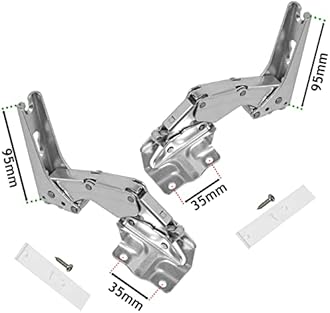Spares2go Integrated Door Hinge Pair Fits Siemens Fridge Freezer (Top Left, Bottom Right + Upper Right, Lower Left, 3704 5.0, 3306 5.0, 3307 5.0)