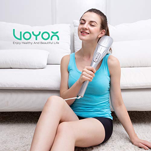 Voyor Back Massager Handheld Electric Massager For Neck And Back Shoulder Full Body Deep Tissue Percussion Massage, With 5 Adjustable Strength Levels And 5 Multi-Functional Heads Mh360 #TOP6