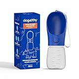 Botella de Agua Portátil para Perros 250ml. Termo para Perro Portatil Anti Goteo, Ideal para Paseos, Viajes y Climas...