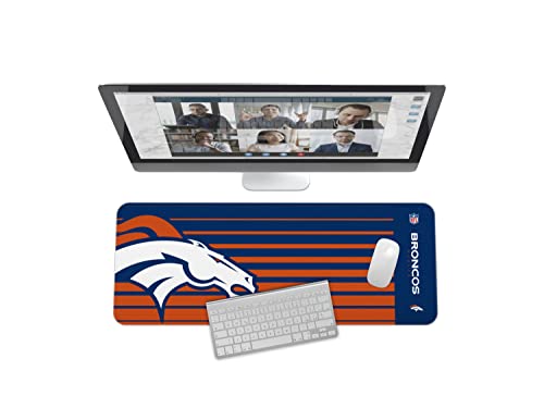 Image of SOAR NFL Unisex Multifunctional Desk Mat for Desktop, (31.5 inchx12 inch) - Ultra Soft Fabric with Non-Slip Rubber Backer - Water Resistant & Durable Nylon Stitching - Officially Licensed NFL, Desk Pad