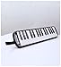 Vangoa 32 Key Melodica, Musical Instrument Air Piano Keyboard, Melodicas with Carrying Bag, Double Mouthpieces, Wipe Cloth, Key Stickers, Long Tubes (Black)
