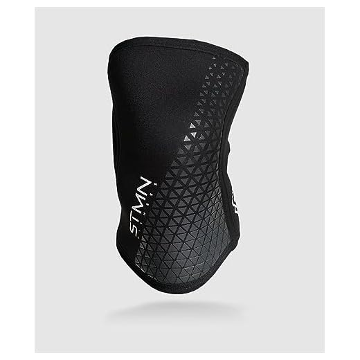 STAMINA FITNESS Ginocchiere 7mm Nero M