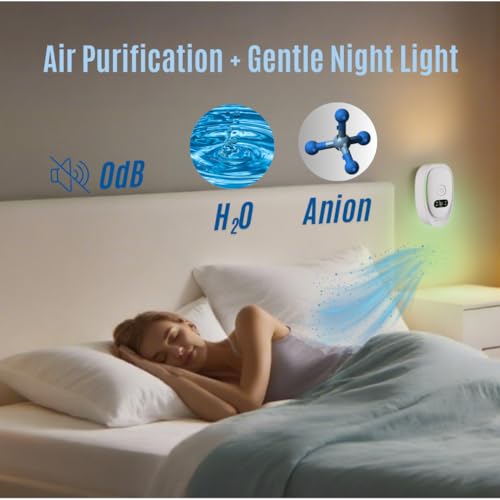 Ionizador de aire inteligente 4-pack con luz nocturna miniatura 4