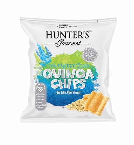Hunters Gourmet Sea Salt And Cider Vinegar Quinoa Chips 28g
