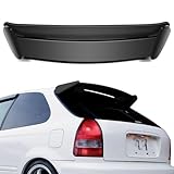SCITOO Roof Spoiler Fits for 1996-2000 for Honda Civic Hatchback Matte Black Type-R Style Rear Window Roof Spoiler
