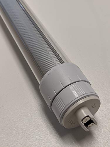 Plan Hoot Pack Of 10 Lights - R17D/Ho/Cw 7 Feet 48 Watt 6500K F84T12/T8 Fluorescent Replacement Double Sided 360 Degree Coverage Tube Light For Outdoor Signs, Cooler, Freezer Etc #TOP7