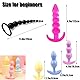 Analplug Set Silikon Analplugs Plugset Unterwäsche Sex Weiches Anal Sextoyset für Damen Herren Paare Anfänger Frau Analplugs Klein,Mittel,Groß