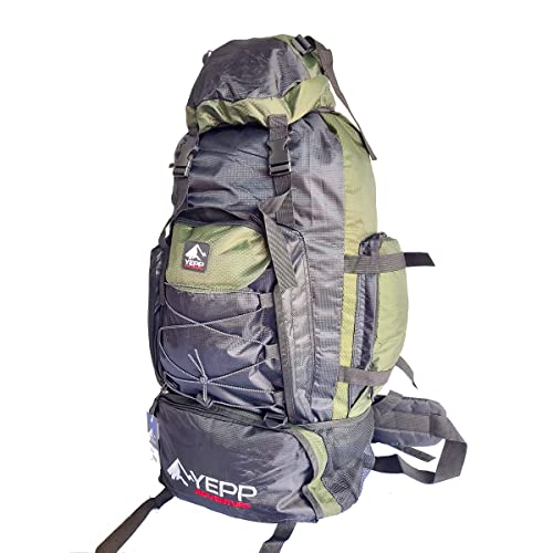 Mochila para Camping Cargueira 55 litros Acampamento Viagem Trilha Montanhistas Motoqueiro Motoboy Grande Masculina e Feminina