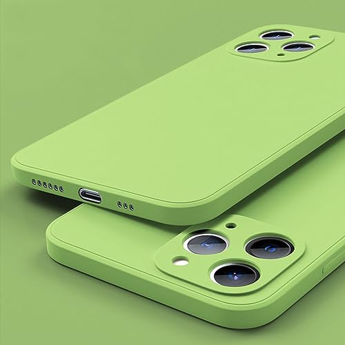 Coque silicone liquide premium pour iPhone 12 Pro Max carrée