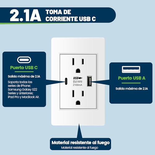 Enchufes USB de pared 14 Imagen adicional