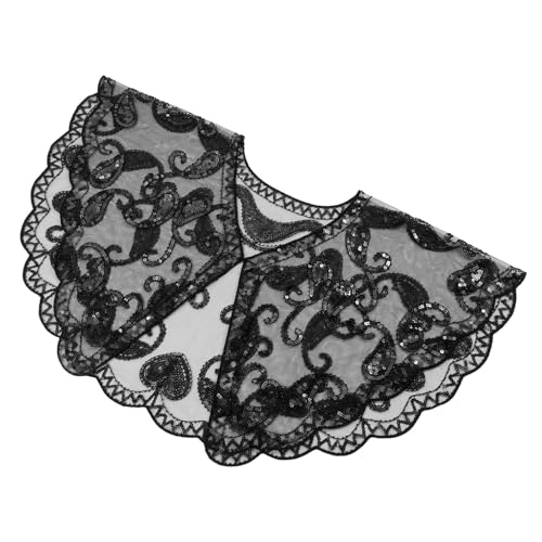 1920s Shawls and Wraps for Women Formal Evening Dresses Cover Up Sequin Beaded Flapper Shawl Vintage Capelet2