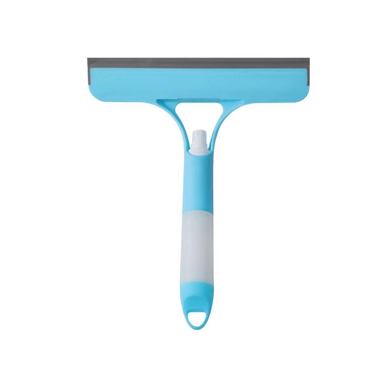 CUNBIYINA 3 in 1 Window Cleaning Scraper Shower Squeegee for Glass Doors Mirror with Sprayer Squiggy for Windshield Cleane...