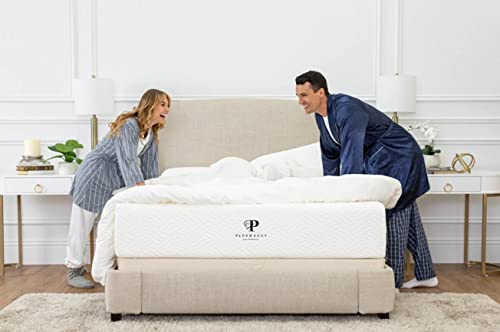 Plushbeds The Eco Bliss Hybrid Latex 8" Medium Mattress Handcrafted In The Usa | Certipur And Greenguard Gold Certified | Top Comfort Layer Of 100% Natural Latex | Cal King #TOP2