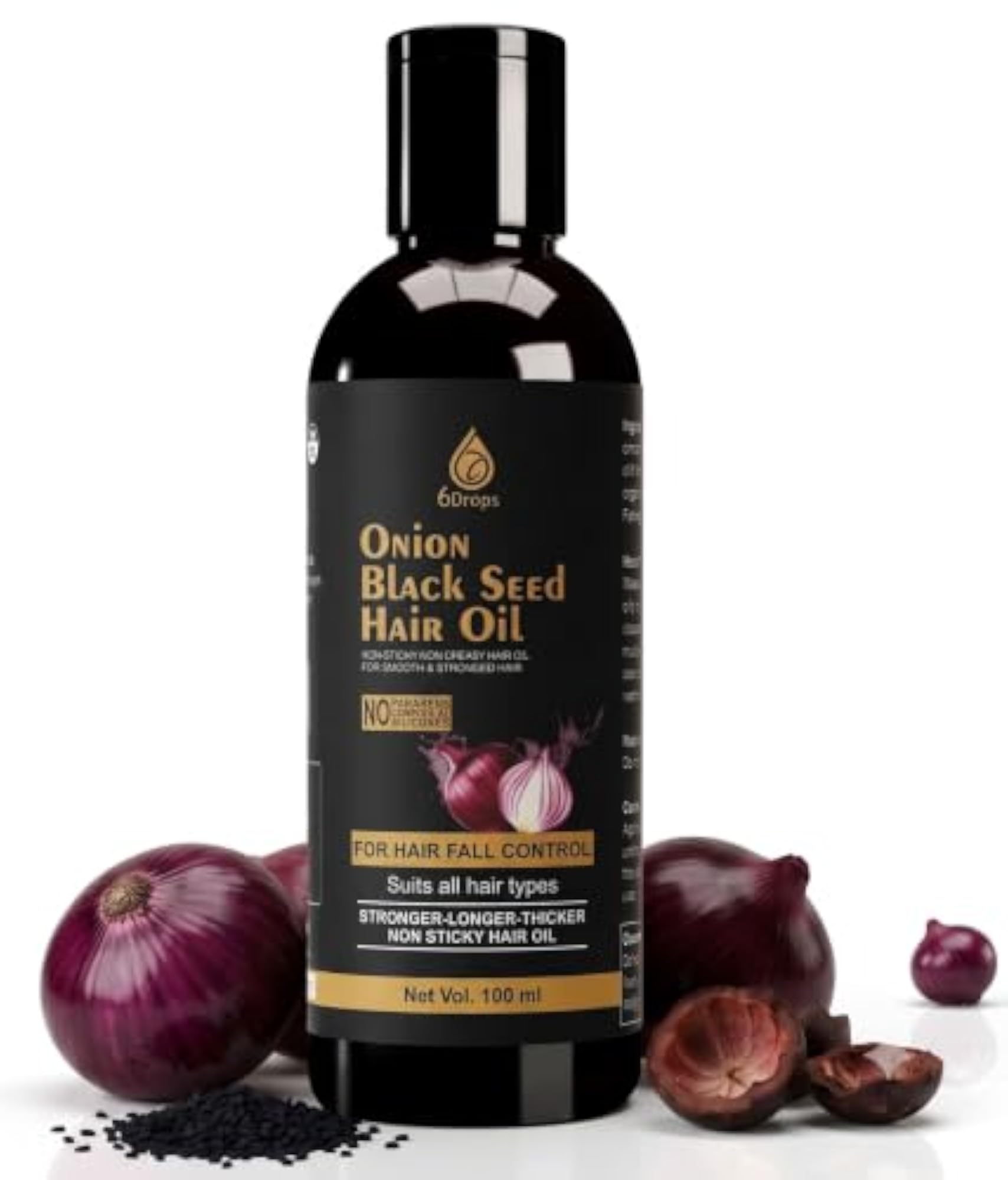 Onion Black Seed Hair Oil 100ml for Hair Fall Control