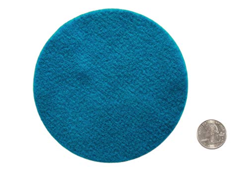 Image of Playfully Ever After Ocean Blue Craft Felt Circles (5 Inch - 18pc)
