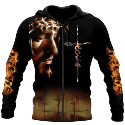 Jesus God Lion Bible Knights Templar Cross Tattoo Faith Sweatshirts