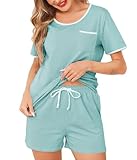 Cadeau Parfait : Anniversaire, Noël, Nouvel An, Saint-Valentin, cadeaux pour les fêtes de mariage, lune de miel ou autres fêtes ou anniversaires. Ensemble de pyjama femme fait un grand cadeau pour votre femme, vos amis ou vous-même comme une chemise de nuit, un loungewear et un vêtement de nuit.
