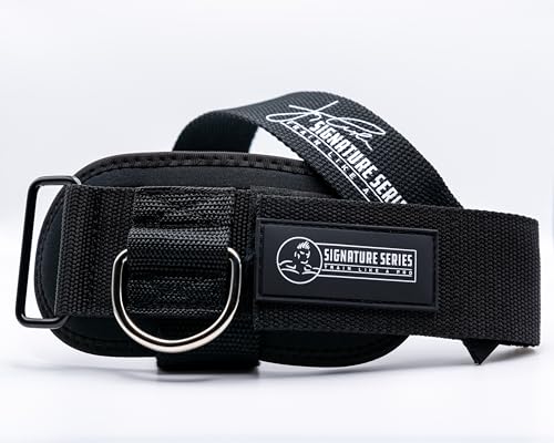 Jay cutler Signature Series Weight Lifting D Ring Straps with D Ring for cable workouts and strap for barbel and bar work with adjustable wrist cuff