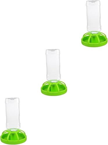 Alimentador de agua de 3 piezas Herramienta de bebida de agua Tazón de alimentación Tazón de alimentación Alimentador de mascotas Comedero de